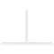Ekena Millwork Portland Architectural Grade PVC Gable Bracket, 96"W x 64"H x 4"D x 4"F, 16/12 Pitch GBP096X64X0404POR00 - alternate 4